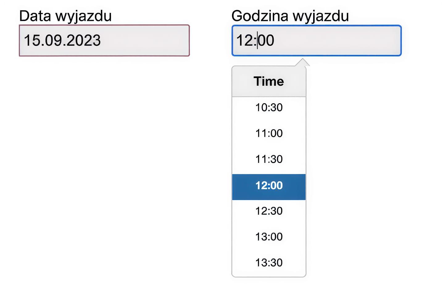godzina wyjazdu na lotnisko